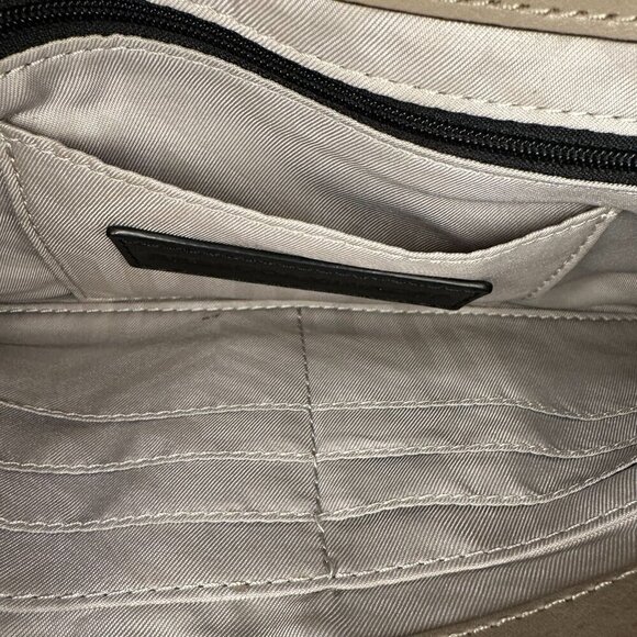 Rebecca Minkoff Leather Love Clutch Handbag WOC Mink Chain Strap - Picture 5 of 9